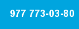 977 773-03-80 977 773-03-80